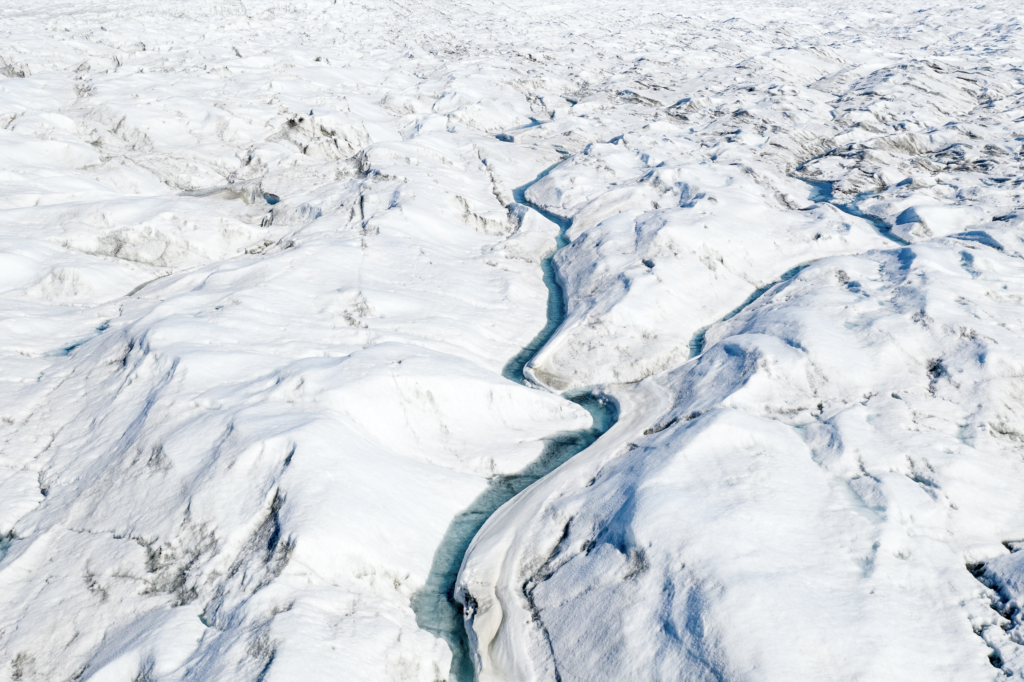 Greenland Ice Sheet from above