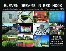 PARK BENCH CINEMA: 11 DREAMS IN RED HOOK<br />public sound art, 2008